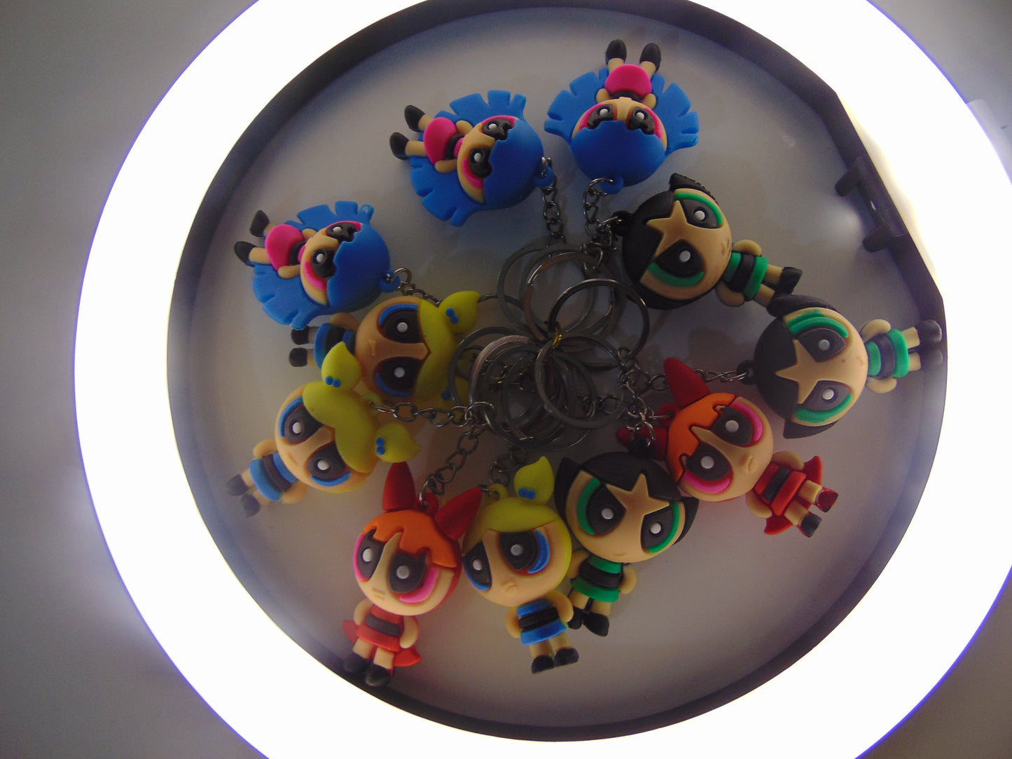 5-Pack Character Keychain Variety Set