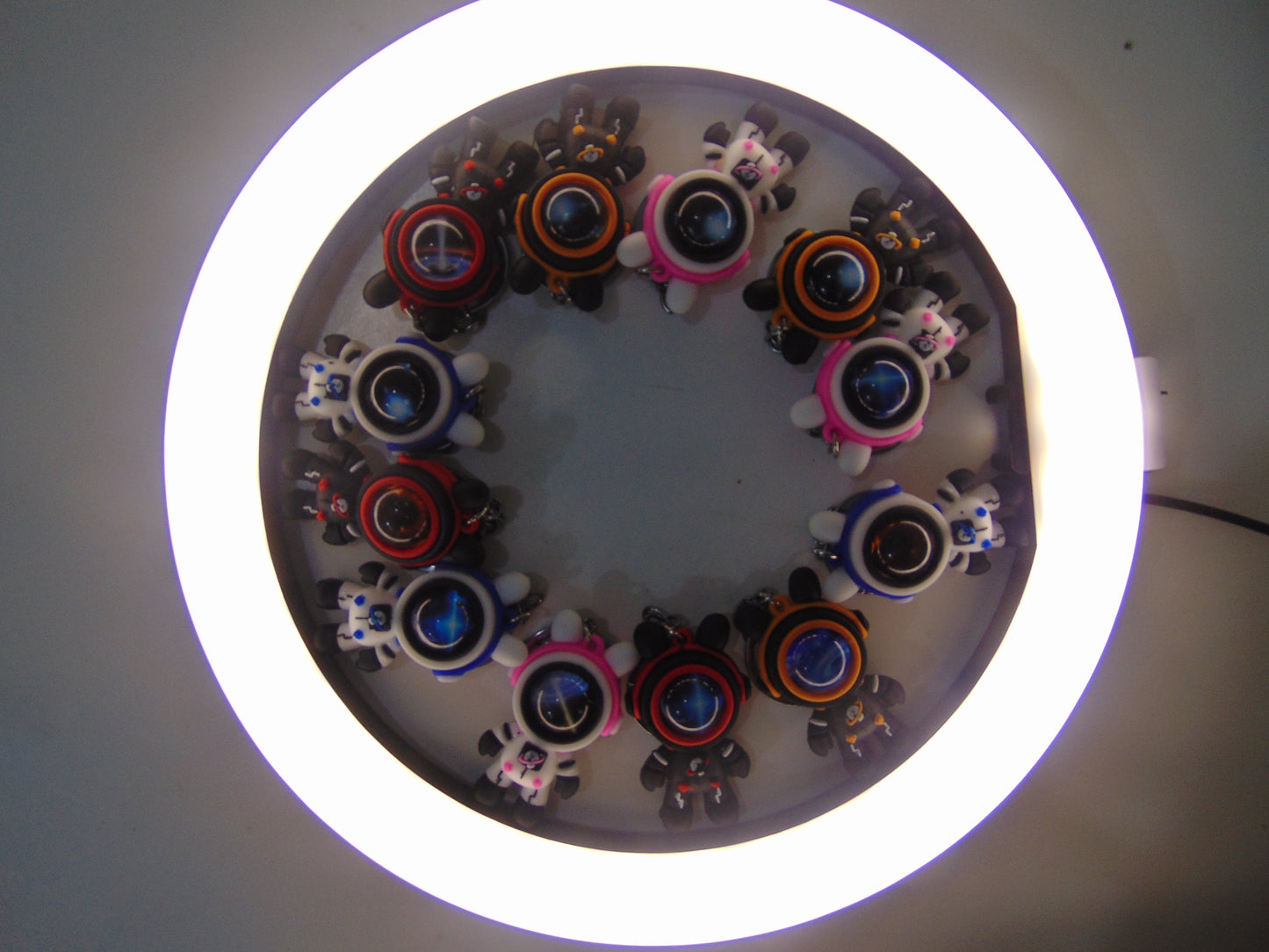 5-Pack Character Keychain Variety Set