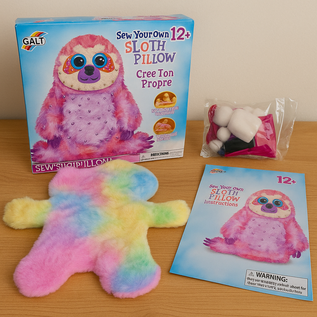 Sloth Pillow - Sew and Create Your Own Toy Kit ToyWinkle Toys