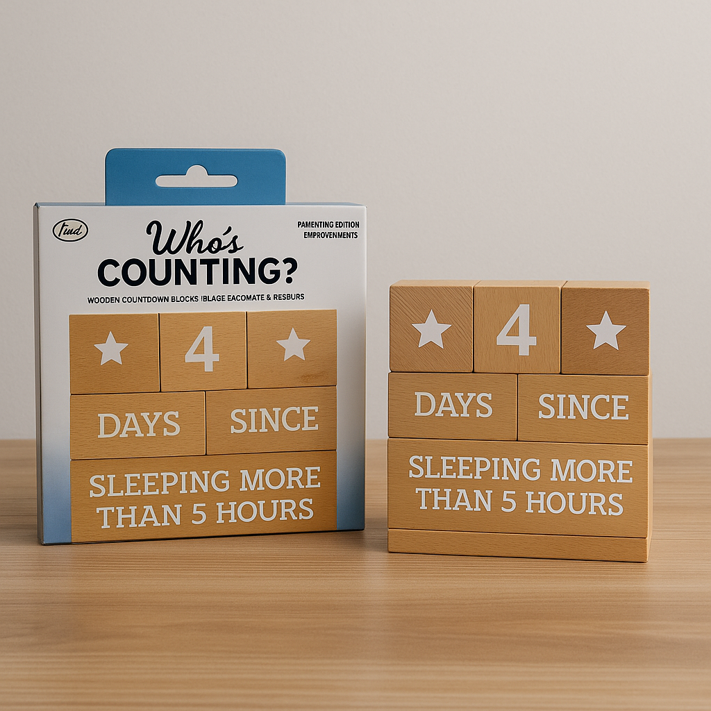 Premium Wooden Set for Countdown Moments - Parenting Milestone Blocks ToyWinkle Toys