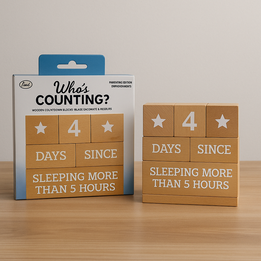 Premium Wooden Set for Countdown Moments - Parenting Milestone Blocks ToyWinkle Toys