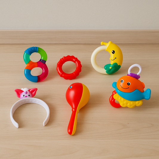 Baby Rattles Set of 6 for Toddlers ToyWinkle Toys