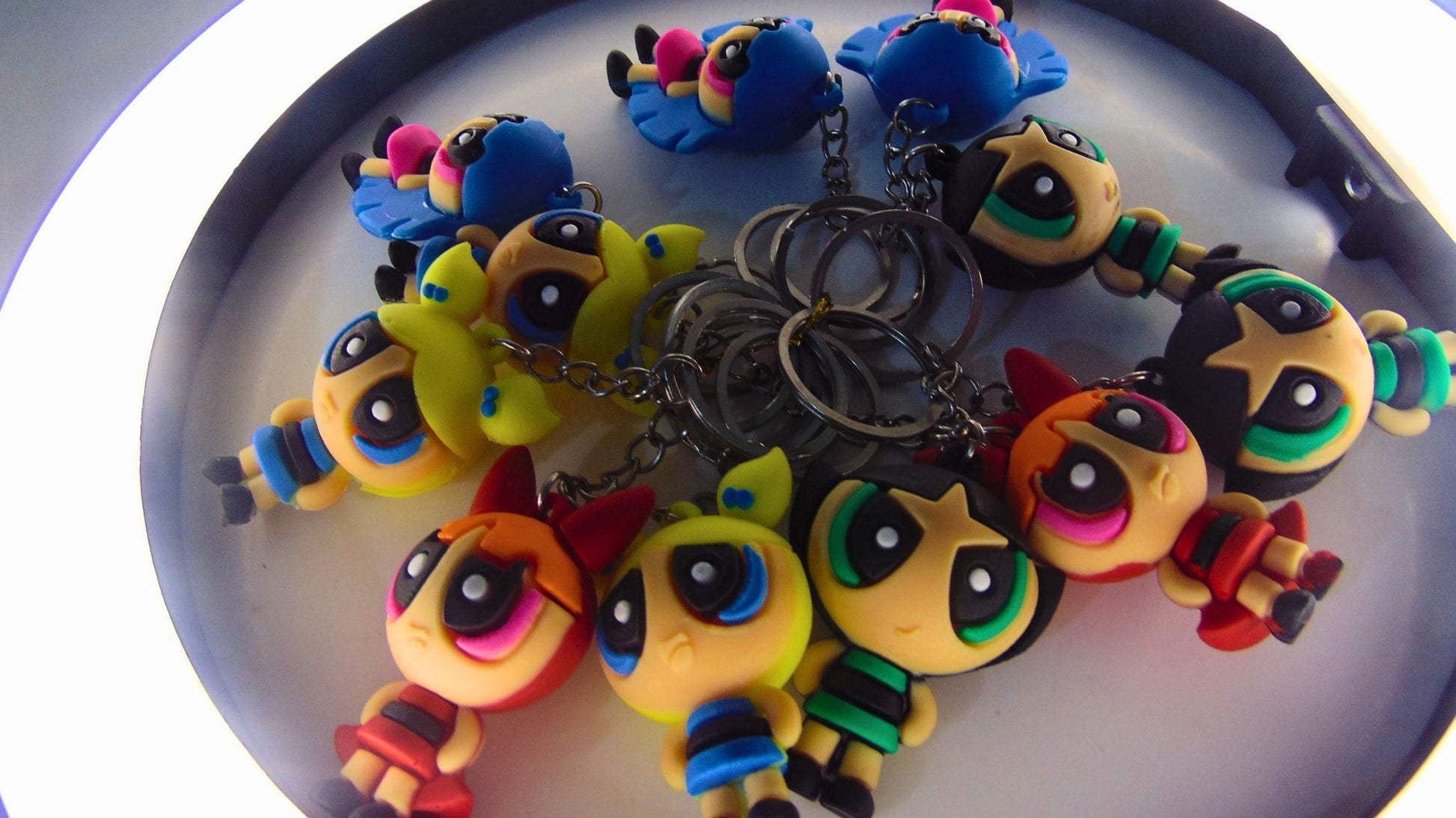 Powerpuff Girls Keychain – Cute Cartoon Keychain for Bags & Backpacks ToyWinkle Toys