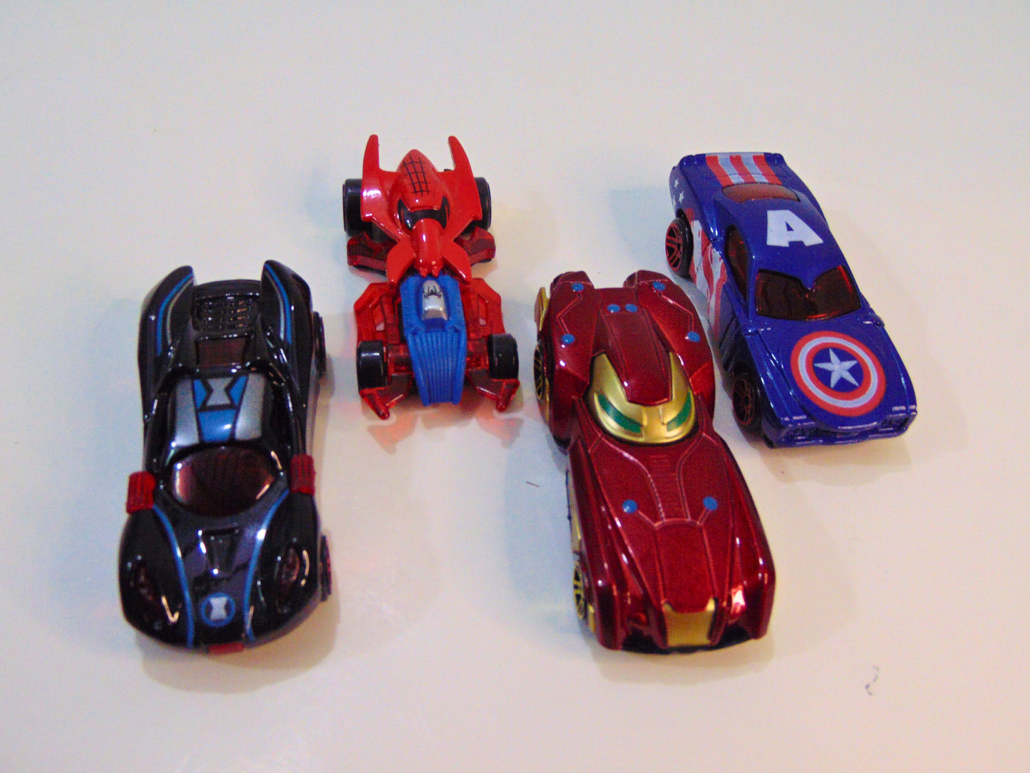 Set of 4 Avengers Simulation Alloy Cars - High Quality Die Cast