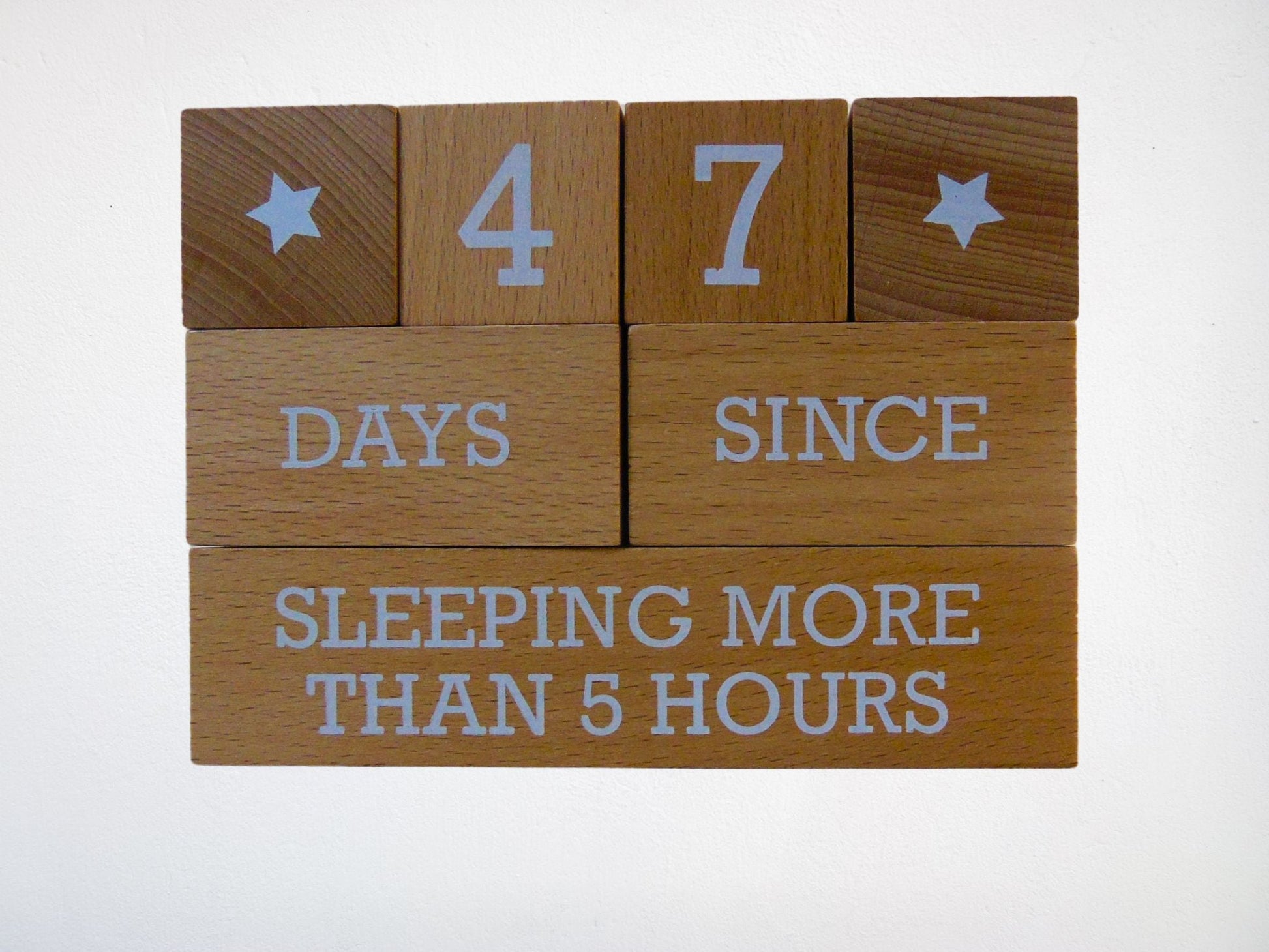 Premium Wooden Set for Countdown Moments - Parenting Milestone Blocks ToyWinkle Toys