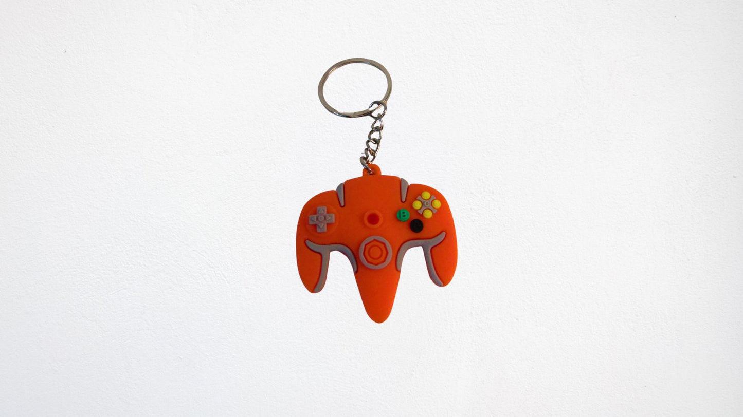 Set of 3 Keychains - Game Controller, Squid Game Character, Pikachu