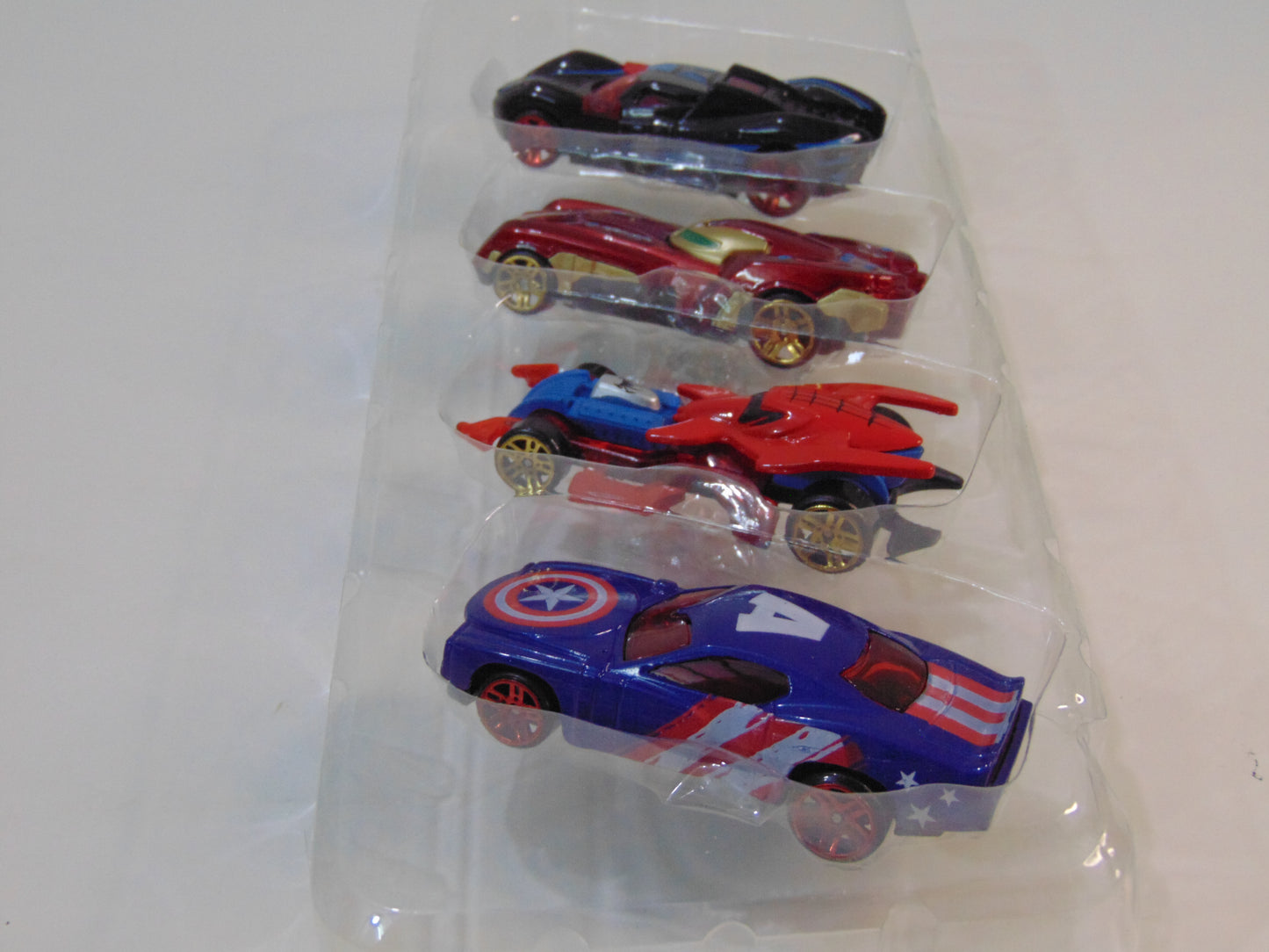 Set of 4 Avengers Simulation Alloy Cars - High Quality Die Cast