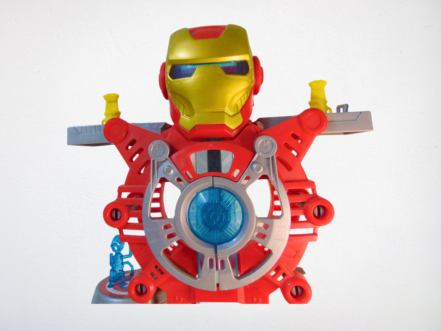 Ironman Headquarters Playset with Action Figure & 4 Metal Cars - Premium Preloved Toys