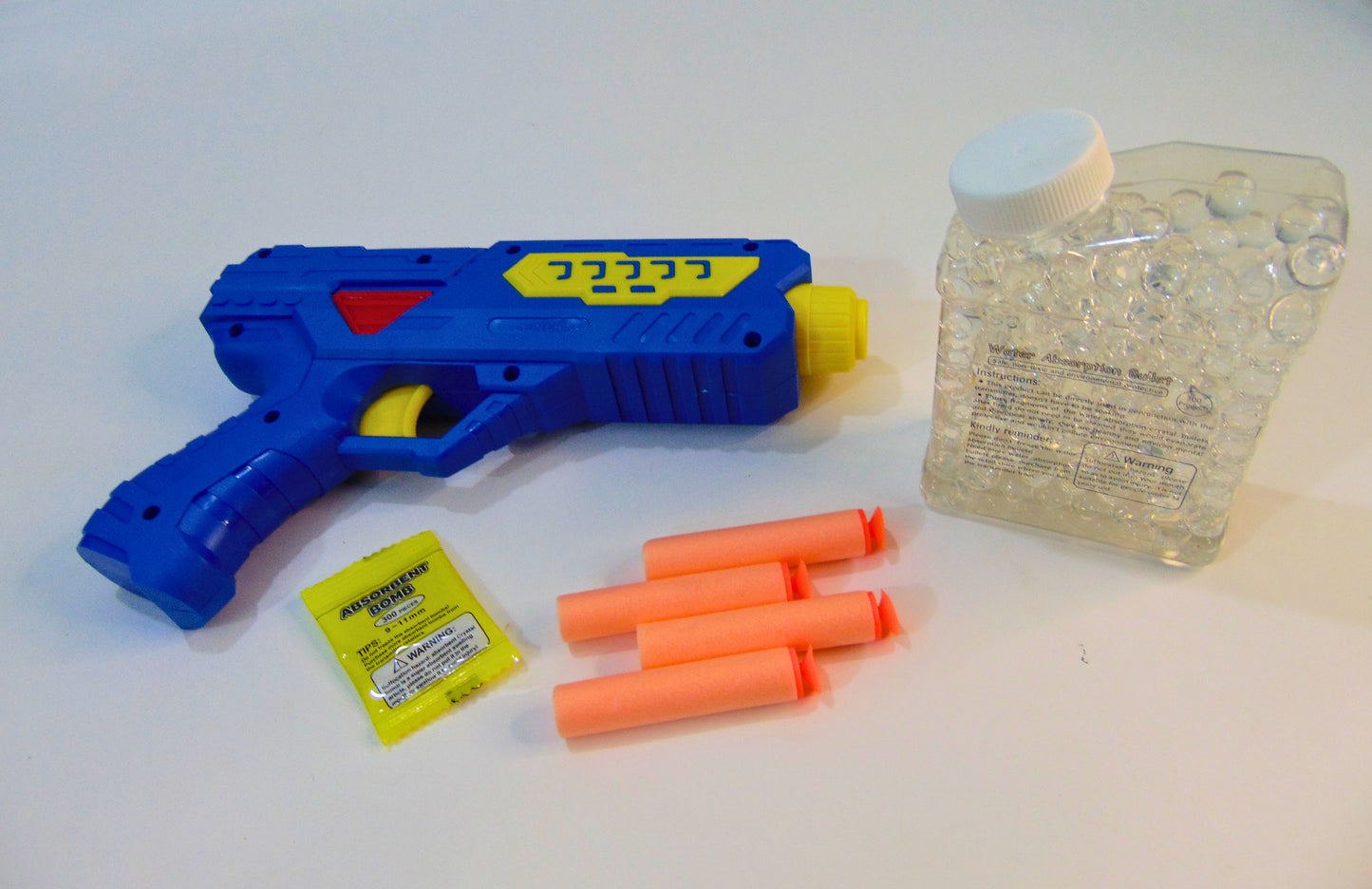 Blue Blow Gun with Soft & Water Bullets