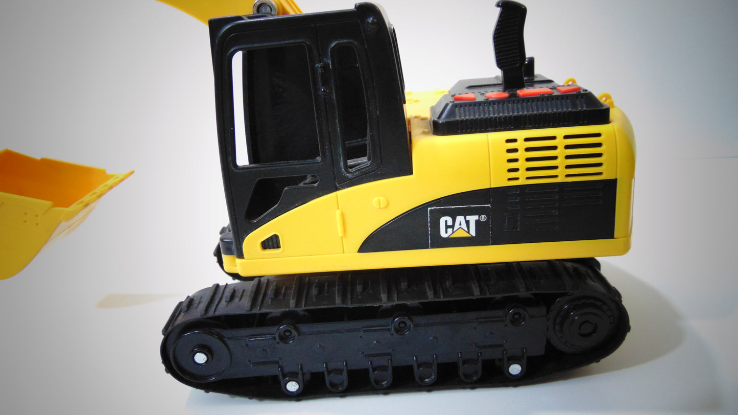 Construction Excavator - Yellow & Black, 100% Working Toy