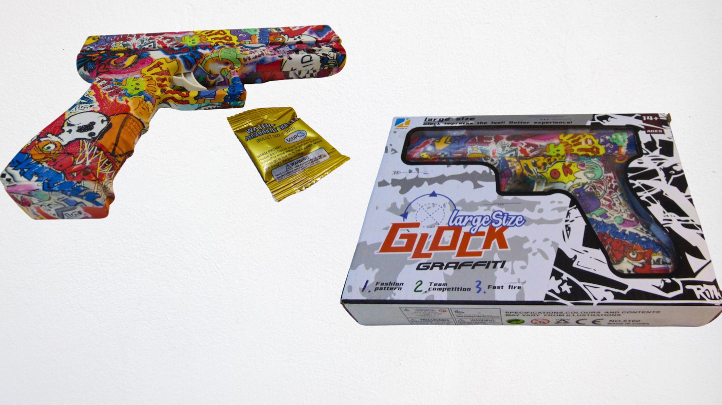 GLOCK Pistol Gel Blaster with 500 Gel Balls