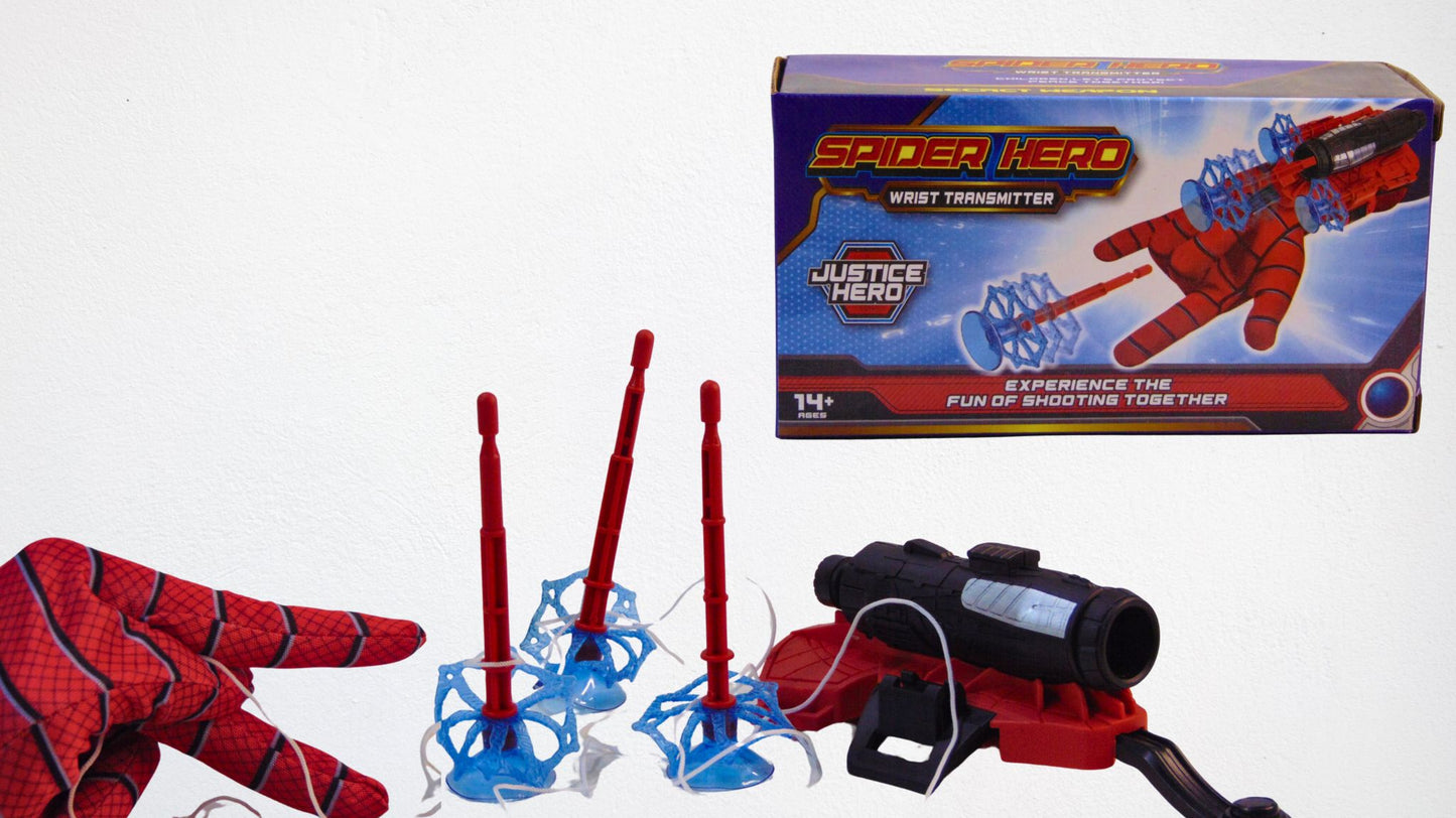 Spiderman Glove Arrow Launcher - Heroic Fun for Kids