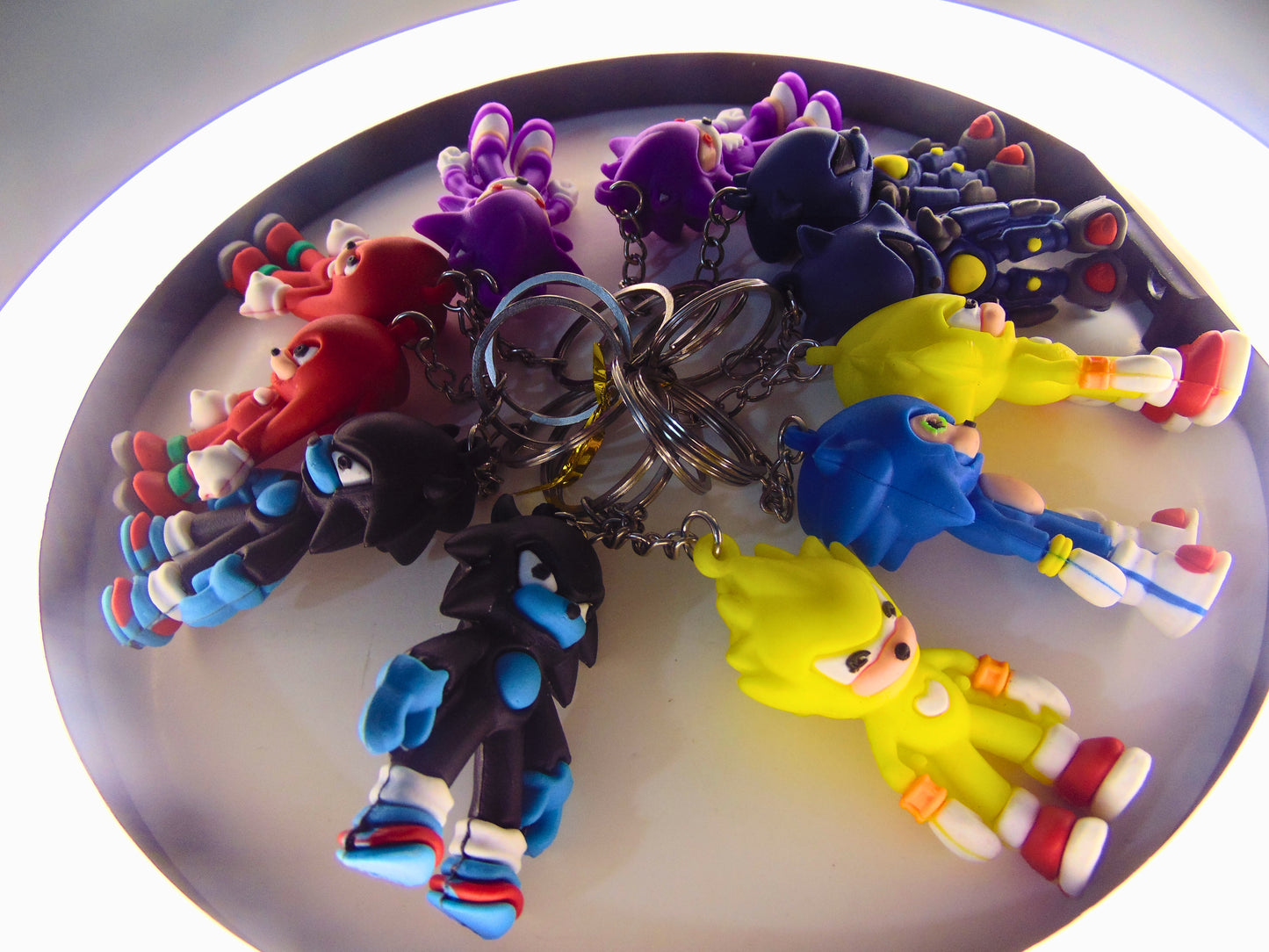 5-Pack Character Keychain Variety Set