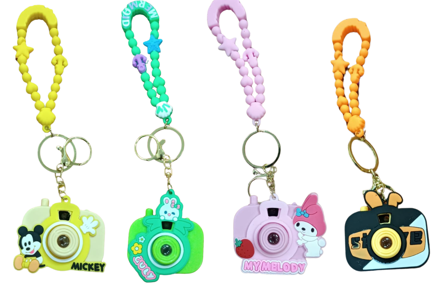 Camera Keychain Toy – Cute Mini Toy with Anime Projection & Strap