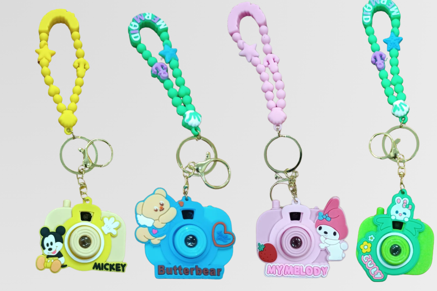 Camera Keychain Toy – Cute Mini Toy with Anime Projection & Strap