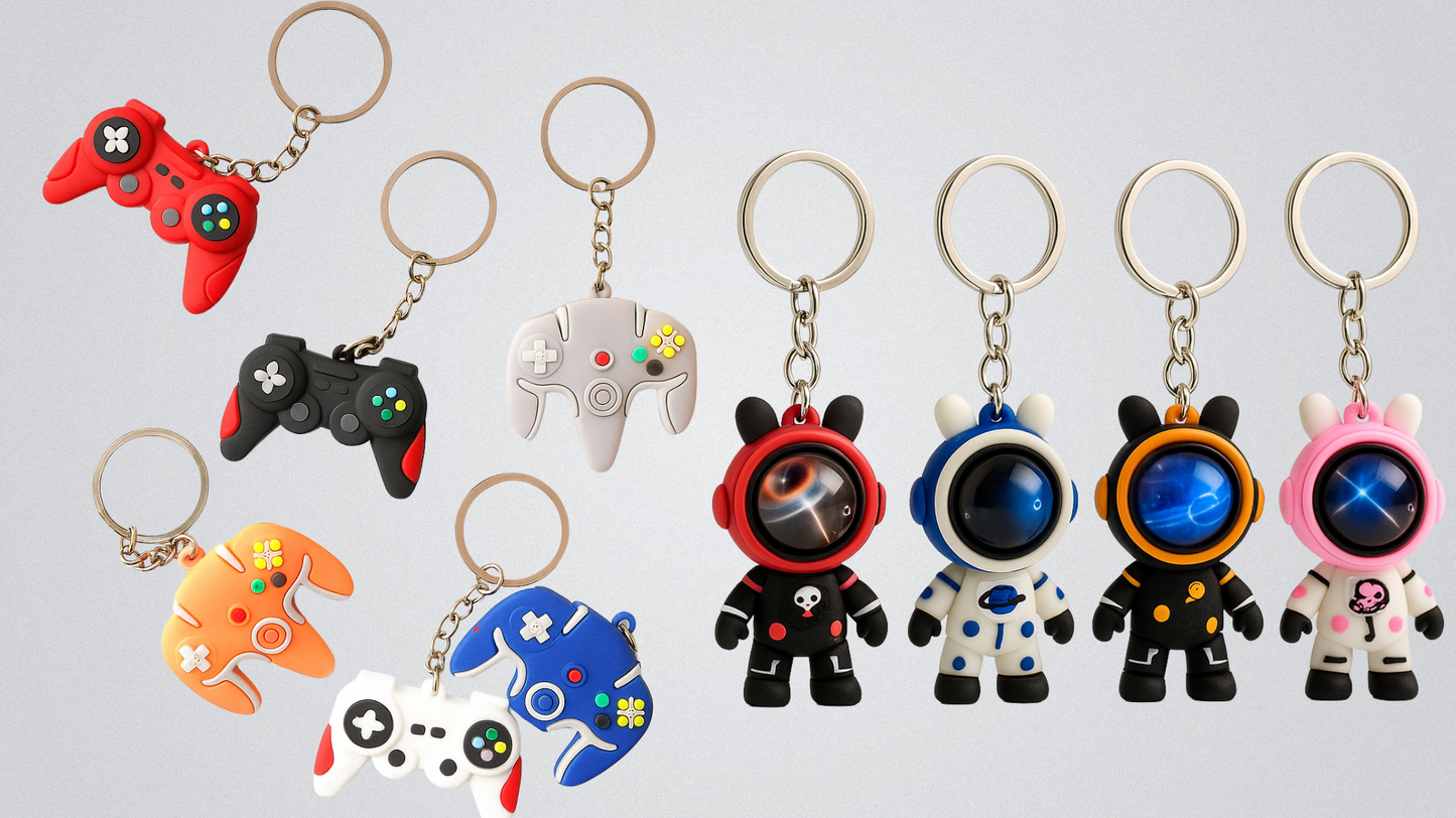 Pack of 2 Keychains - Fun Character Combos ToyWinkle Toys