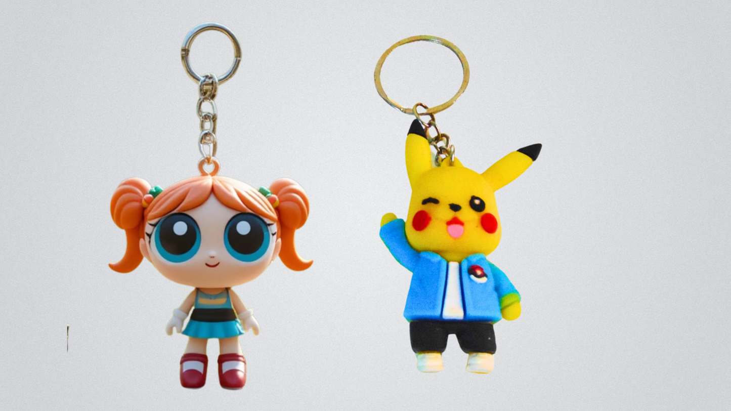 Pack of 2 Keychains - Fun Character Combos ToyWinkle Toys