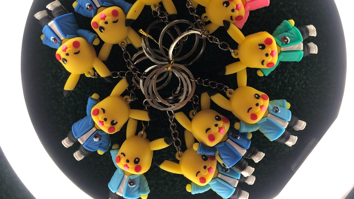 Pokemon Pikachu Keychain – Cute Character Keyring for Anime Fans ToyWinkle Toys