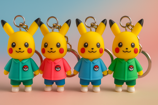 Pokemon Pikachu Character Keychain – Cute Keyring for Anime Fans ToyWinkle Toys