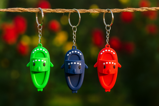1 PC Rough Slippers Keychain - ToyWinkle Toys