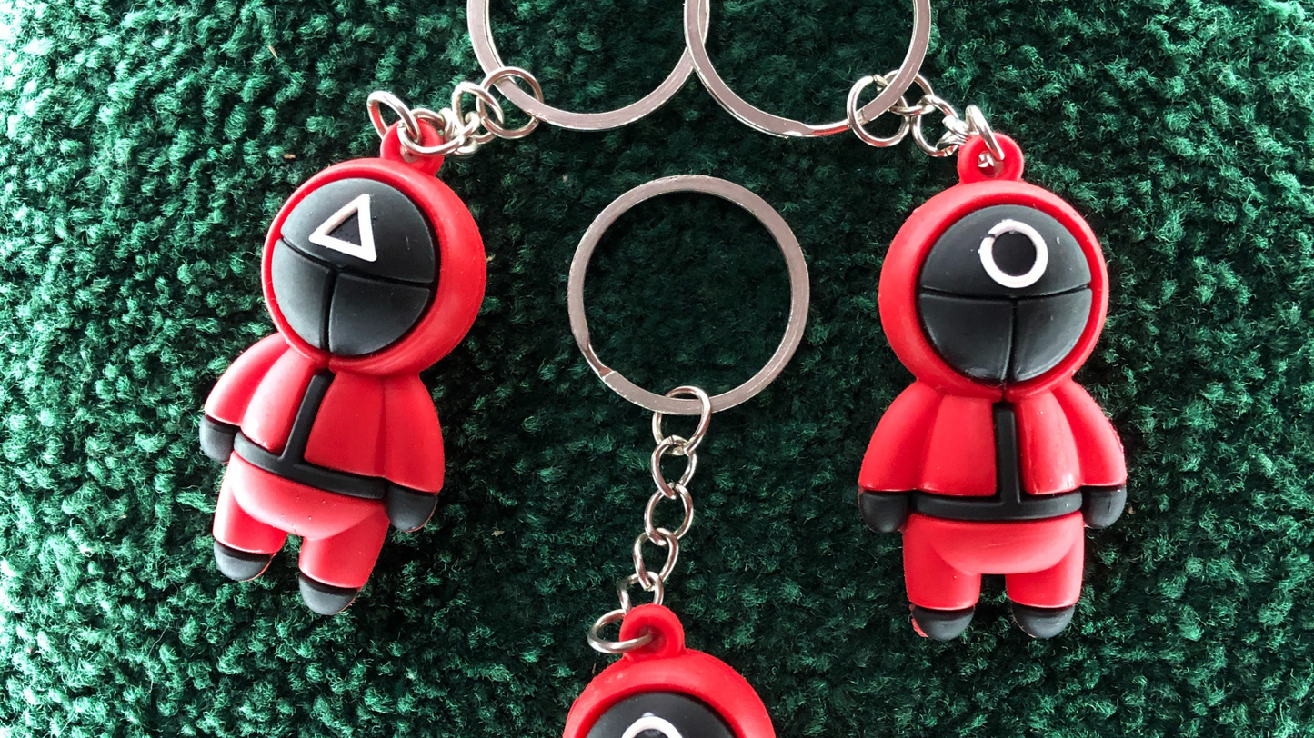 Squid Game Character Keychain – Cool Collectible Gift for Fans ToyWinkle Toys