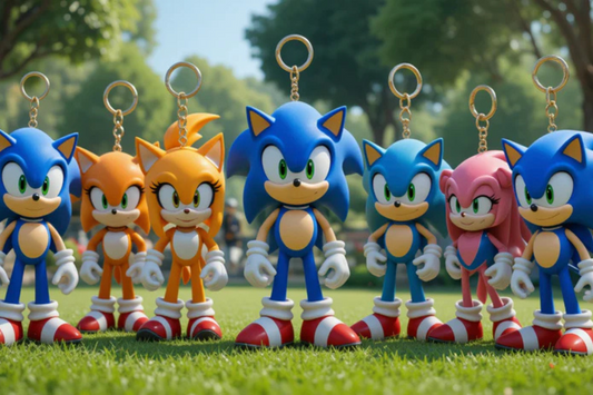 1 PC Sonic Game Character Keychain – Available in Multicolors ToyWinkle Toys